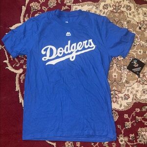 Majestic Dodgers Royal Blue Tee